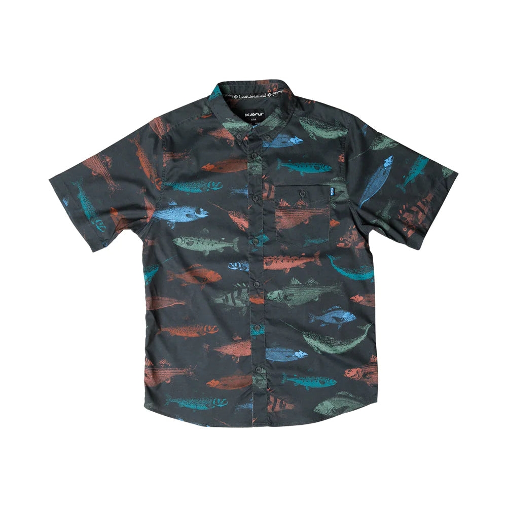 Kavu - Shirt River Wrangler Fish Stamp