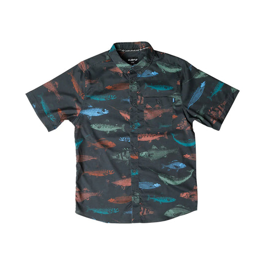 Kavu - Shirt River Wrangler Fish Stamp