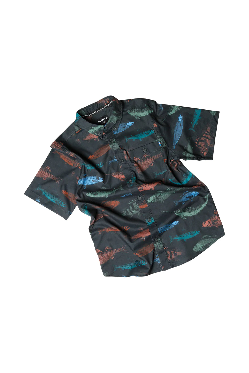 Kavu - Shirt River Wrangler Fish Stamp