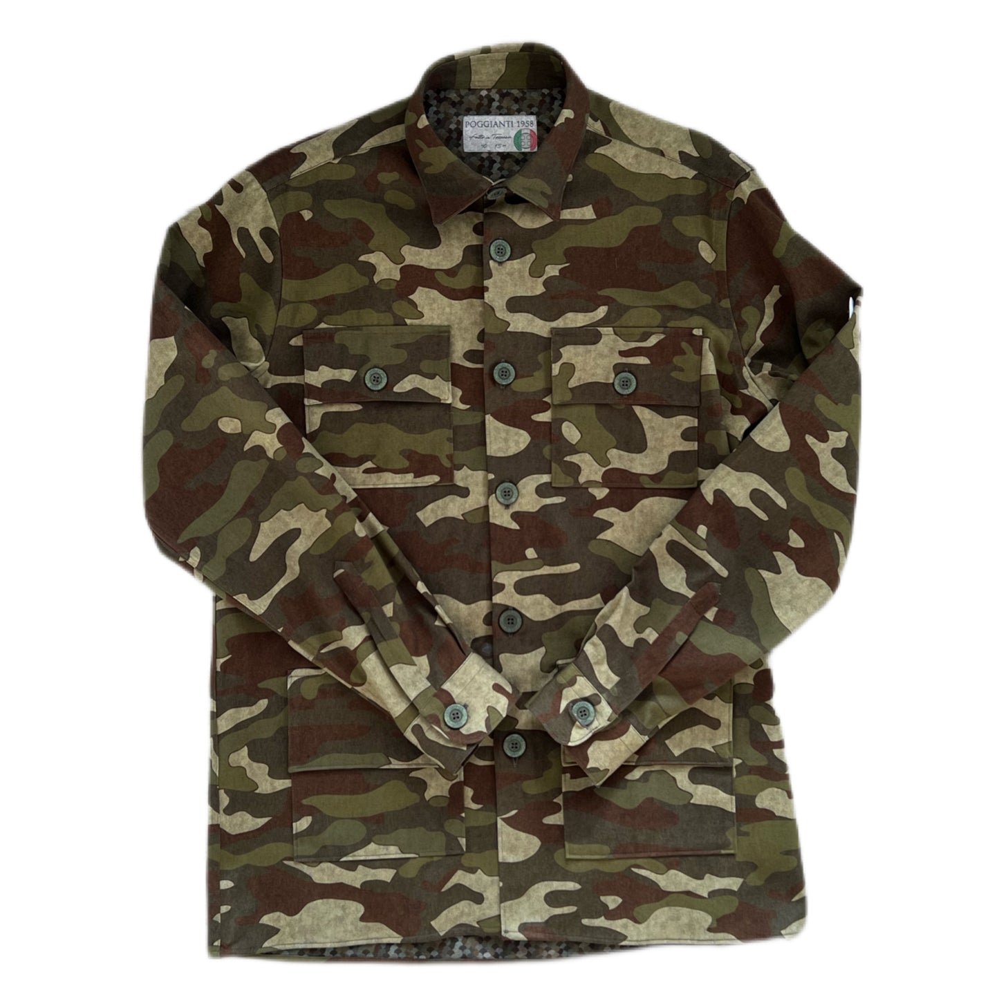 Poggianti 1958 - Shirt Jacket Montisi Camo Military