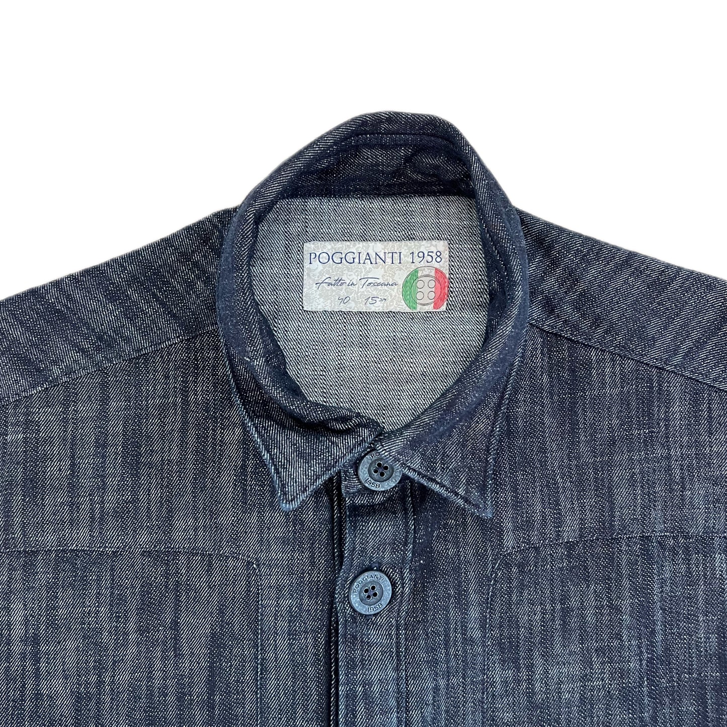 Poggianti 1958 - Shirt Certaldo in Denim
