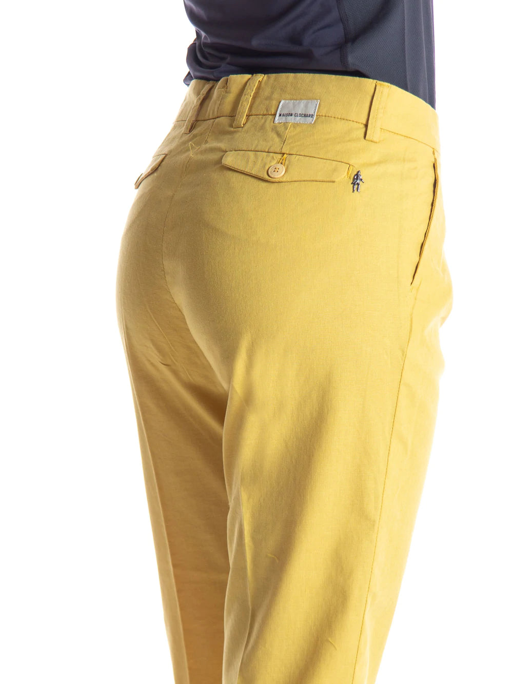 Maison Clochard - Trouser Mouette Regular Sunflower Yellow