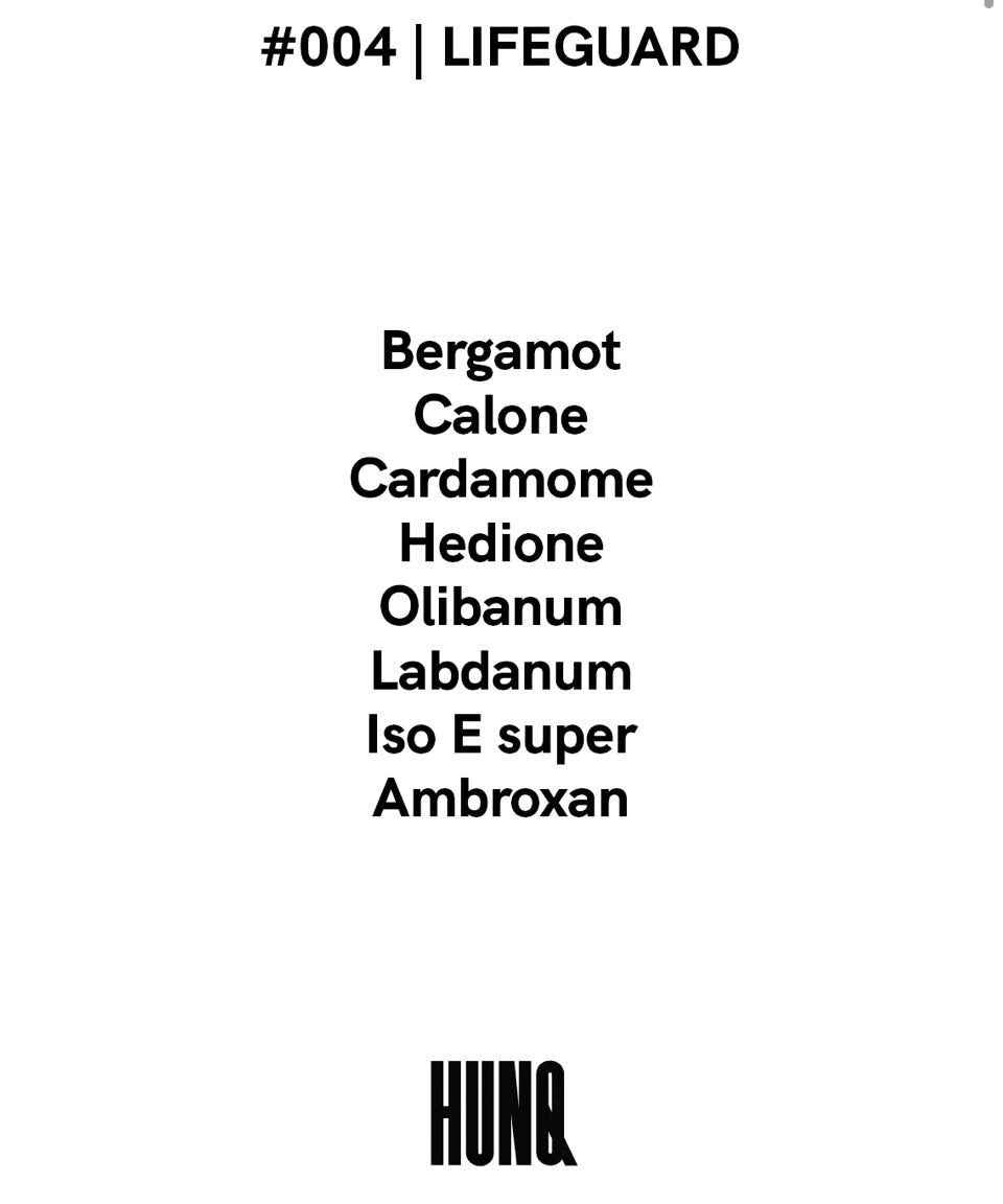 Hunq - パフューム 004 ライフガード 100ml