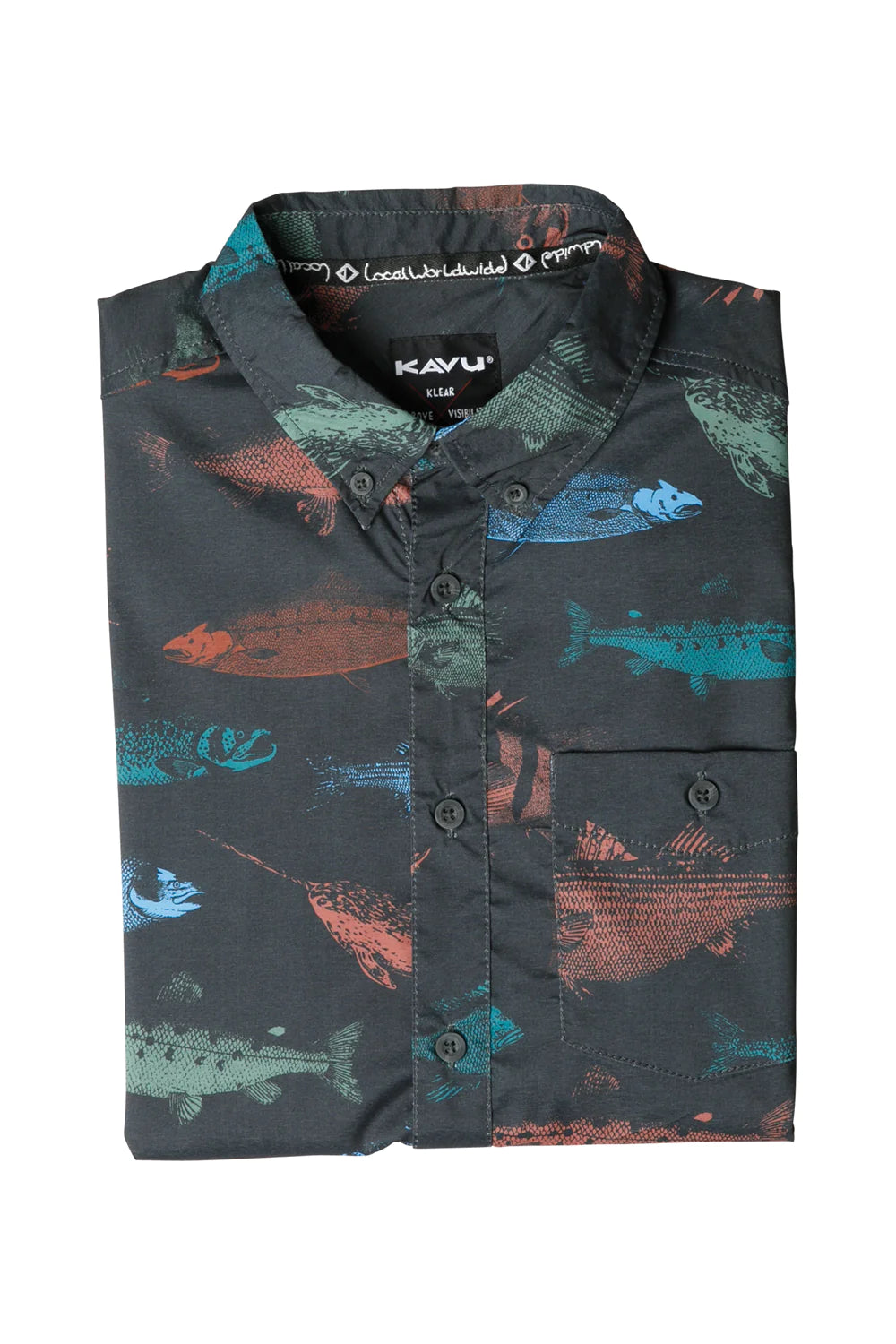Kavu - Shirt River Wrangler Fish Stamp