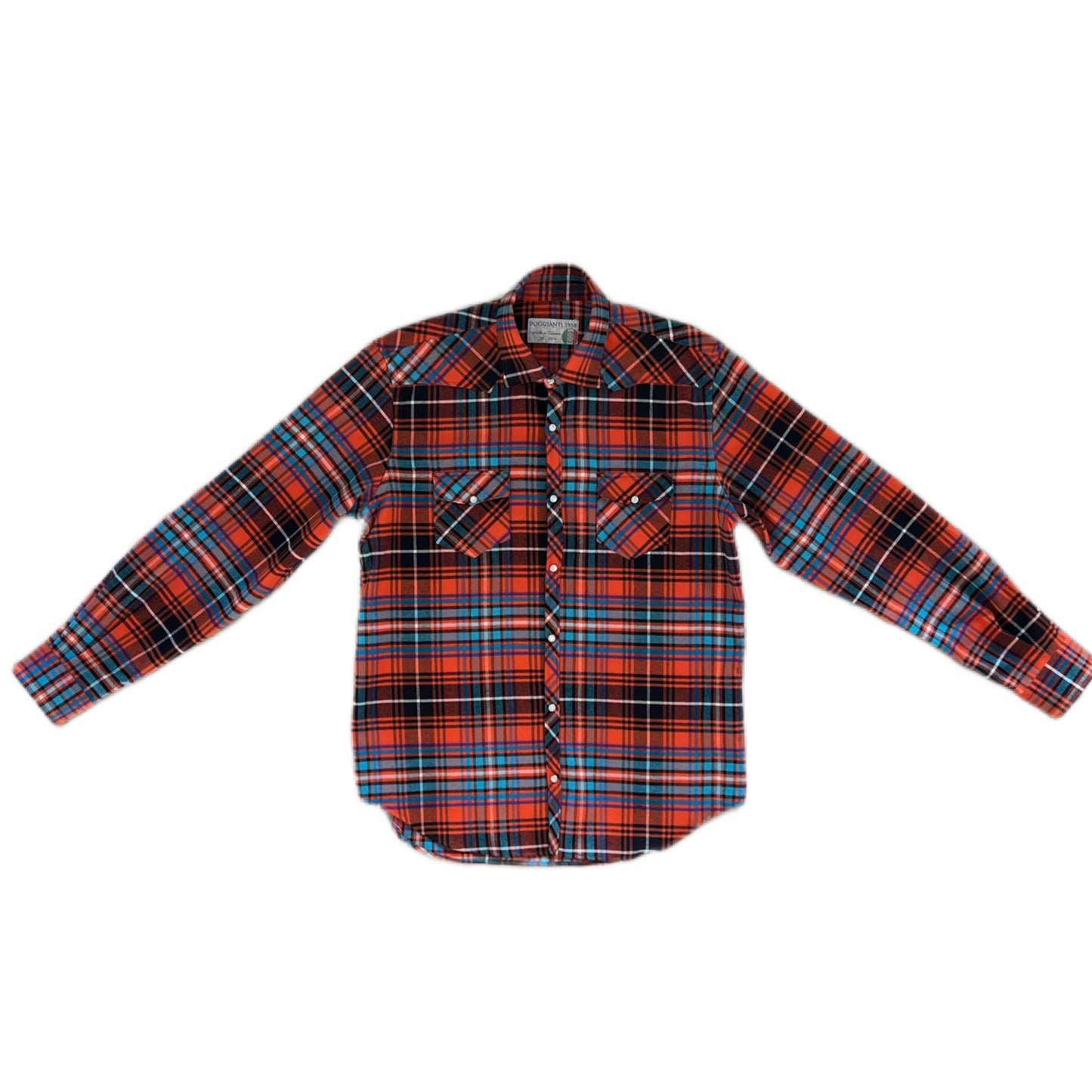 Poggianti 1958 - Shirt Lari in Flannel Colored Checks