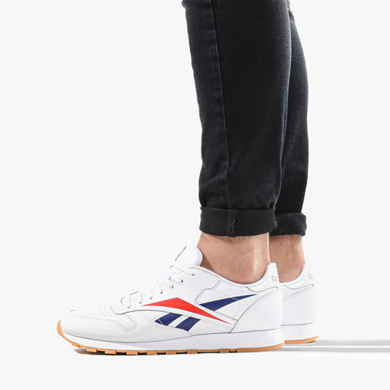 Reebok - Shoe Classic Leather MU White/Scarle/Phablu