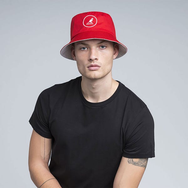 Kangol - Bucket Hat Cotton Red
