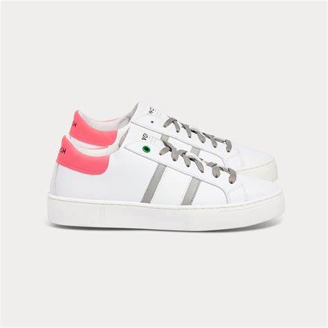 Womsh - Shoe Kingston White Grey Fuxia